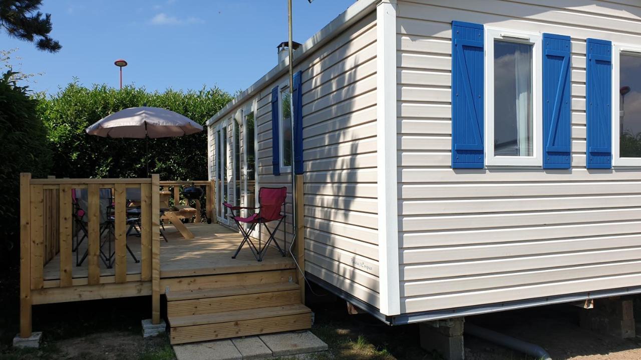 Mobil Home 6-8 Places Parcelle 4 Climatise Biville-sur-Mer ภายนอก รูปภาพ